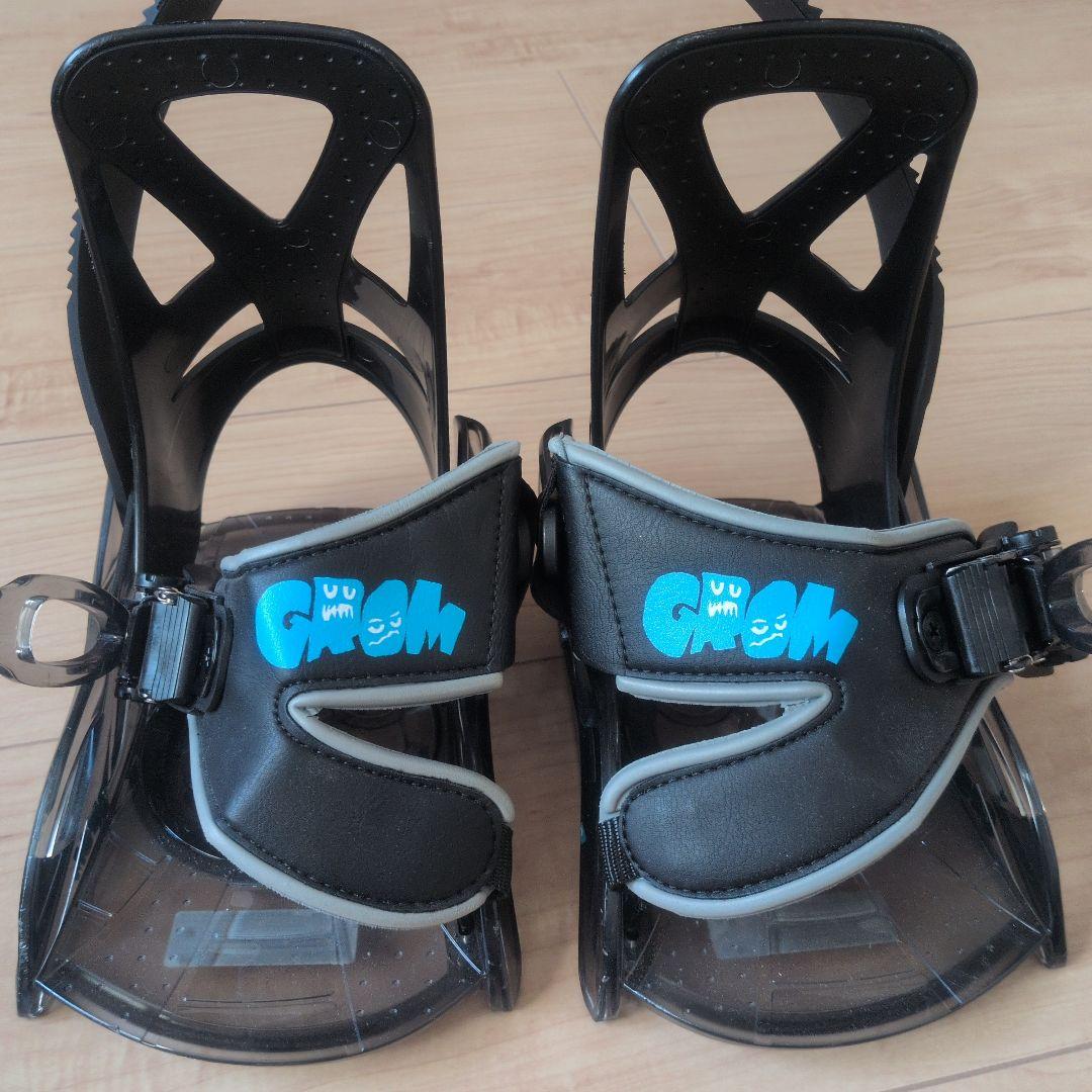 （良品）Burton Grom スノーボード ビンディング ブラック Amazon | Burton キッズ Step On Grom スノーボードビンディング