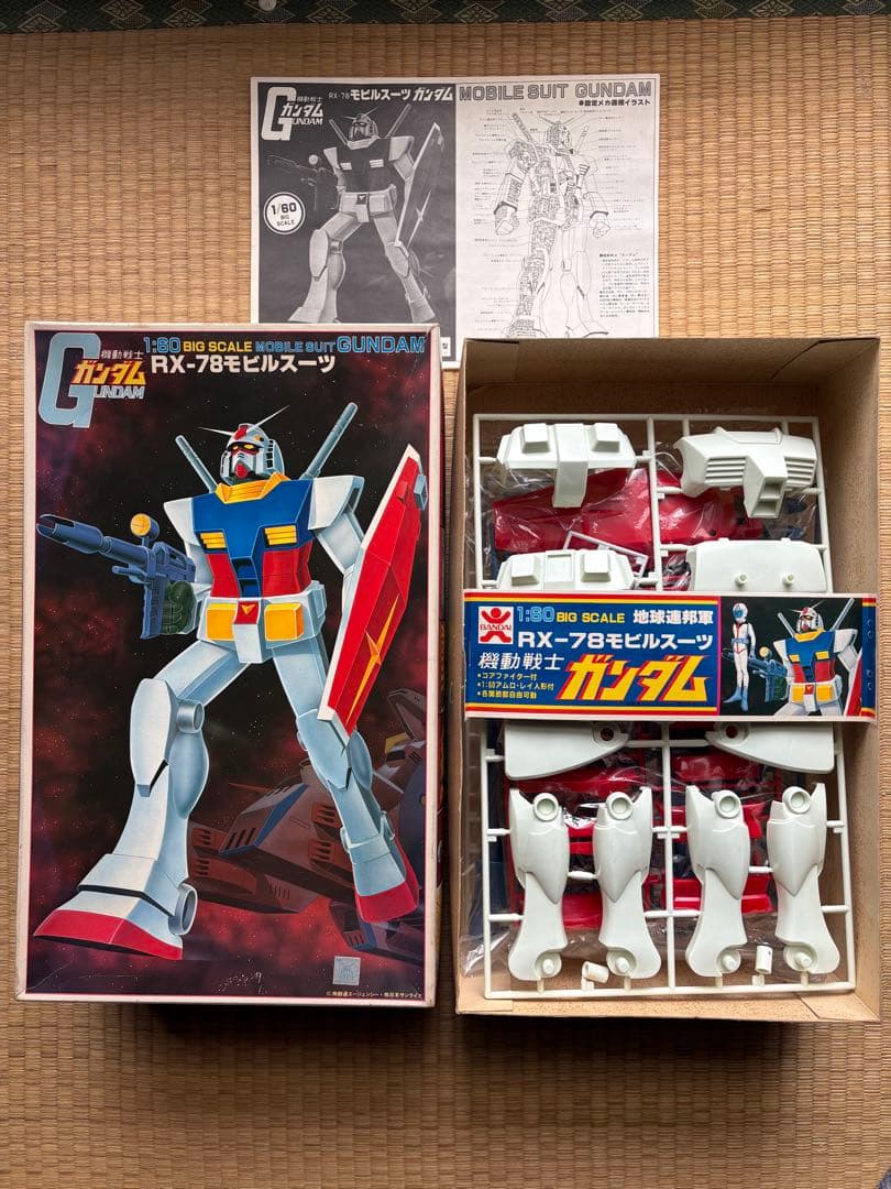 バンザイマーク 機動戦士 ガンダム 1/60 プラモデル ファースト 初代品