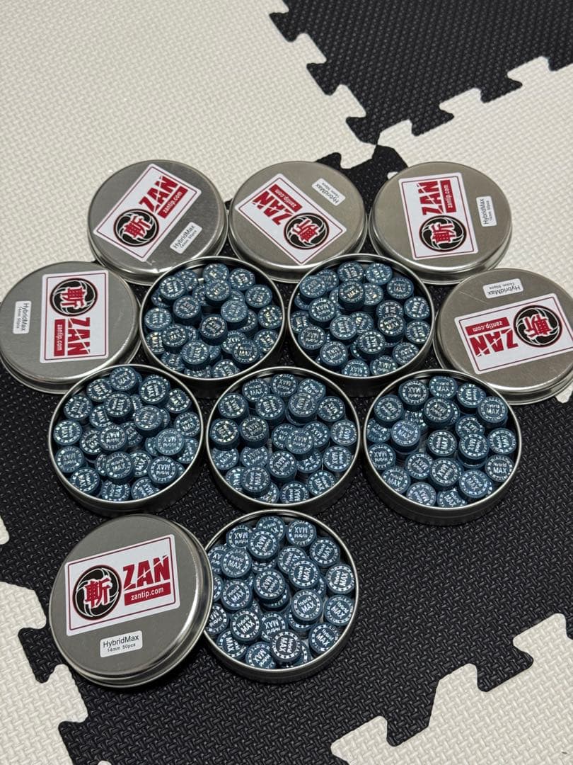 ビリヤード斬plus2 Hybrid Max ( 4個 ) 斬PLUS2 【ハイブリッドマックス】斬タップ : ビリヤード フォックス