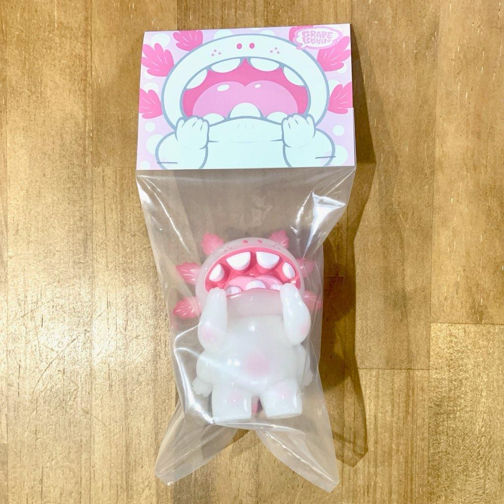 GRAPE BRAIN グレイプブレイン まかろに 乳白 ソフビ フィギュア