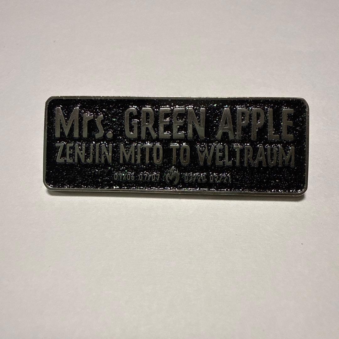 Mrs. GREEN APPLE ピンバッジ ゼンジン未到とヴェルトラウム - メルカリ