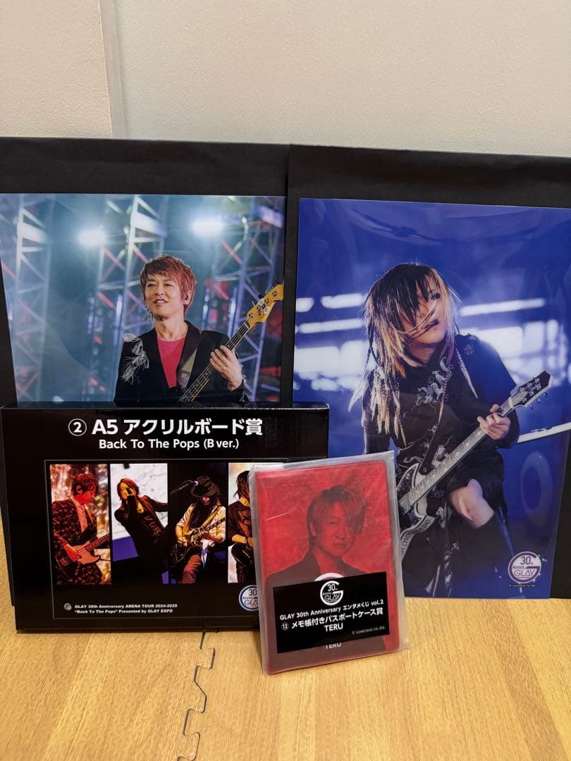 GLAY 30周年ローソン1番くじ セット - メルカリ