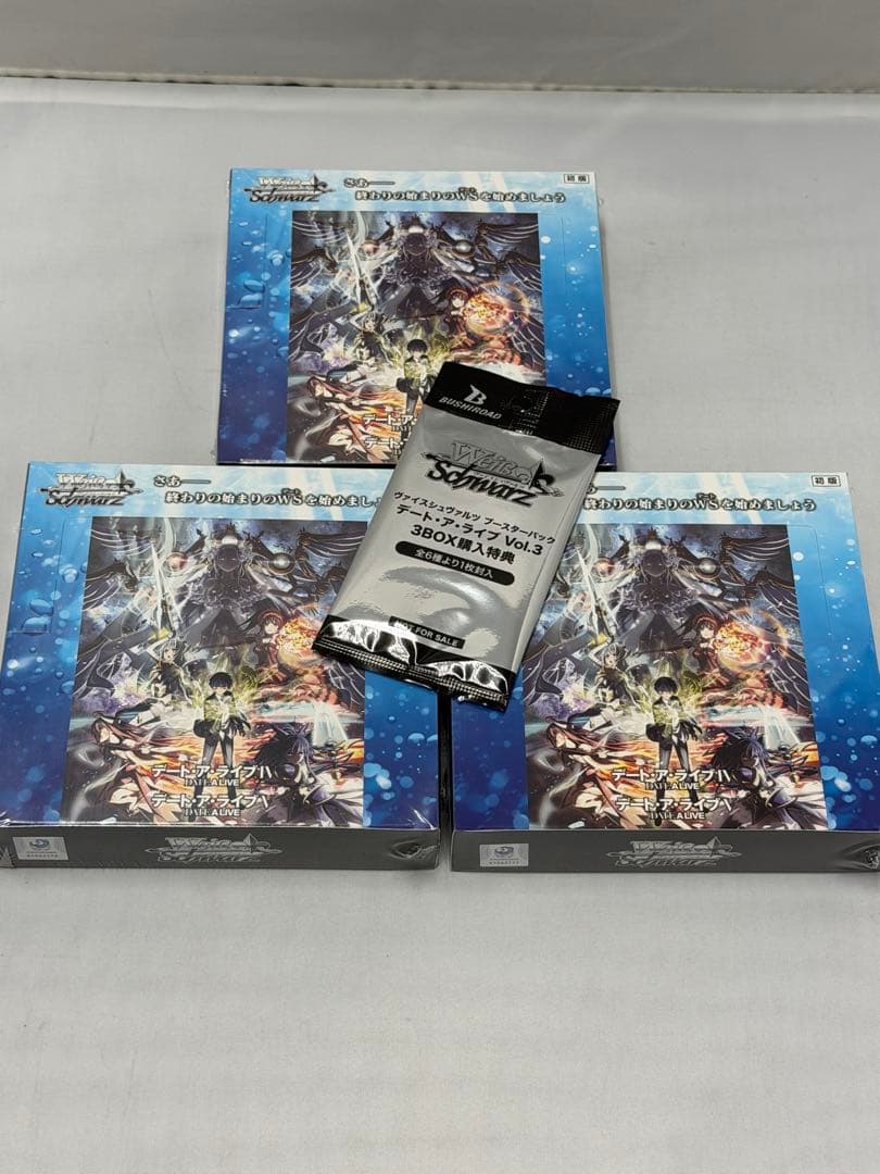 【シュリンク付き 3BOX】ヴァイス ブースター デート・ア・ライブ Vol.3 ヴァイスシュバルツ ブースターパック デート・ア・ライブ Vol.3