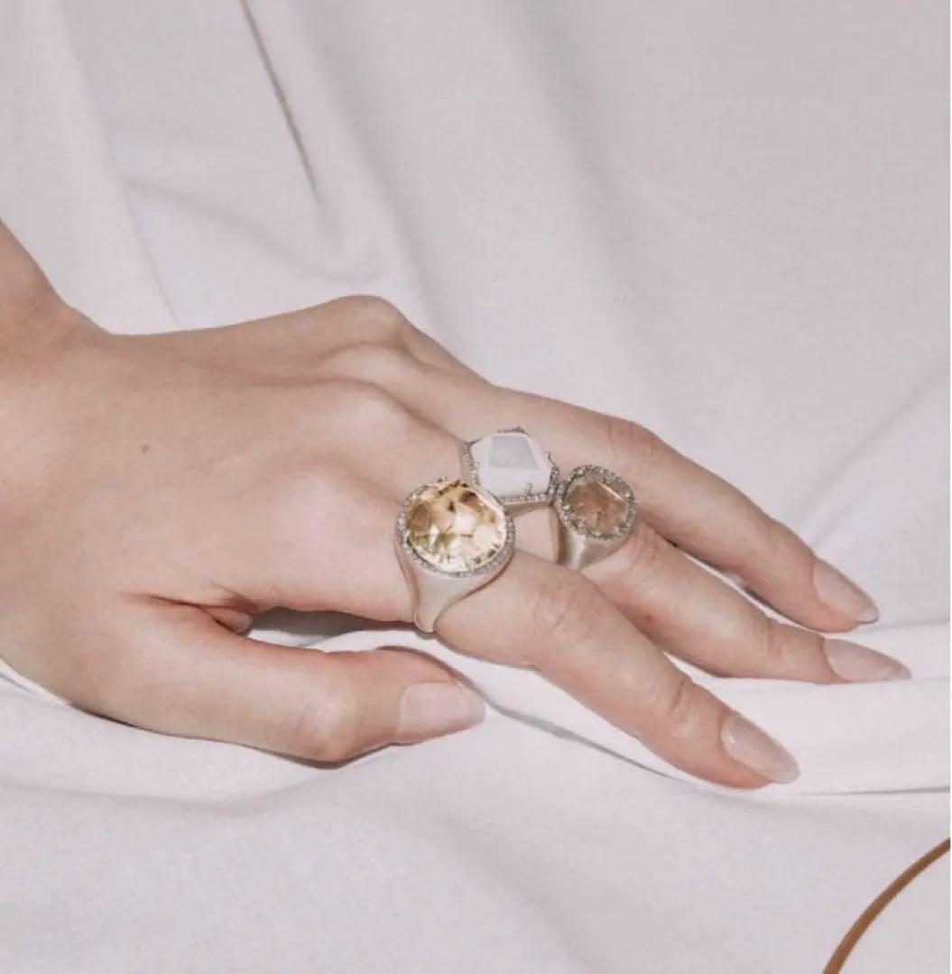 ☆新品☆ Adlin Hue アドリンヒュー 天然石シルバーリング - メルカリ