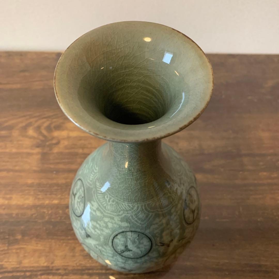 志岩窯』花瓶 高麗青磁 韓国 - メルカリ