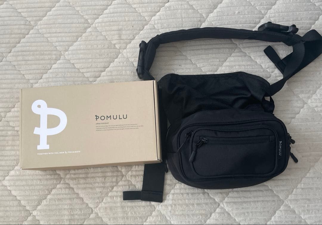 【美品】リニューアル版 POMULU ポムル ヒップシート ショルダーバッグ