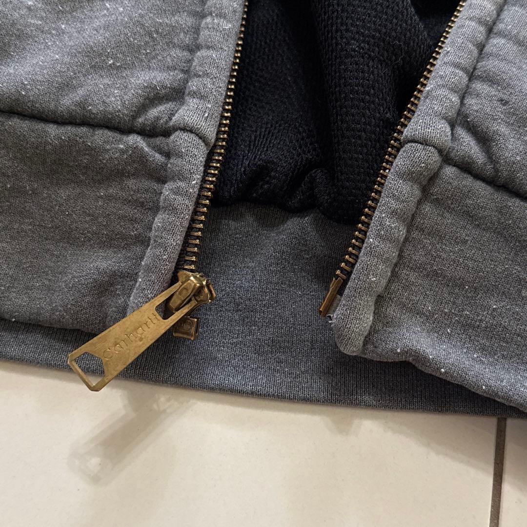 00's Carhartt 裏地サーマル ジップパーカ レアカラー J149 - メルカリ