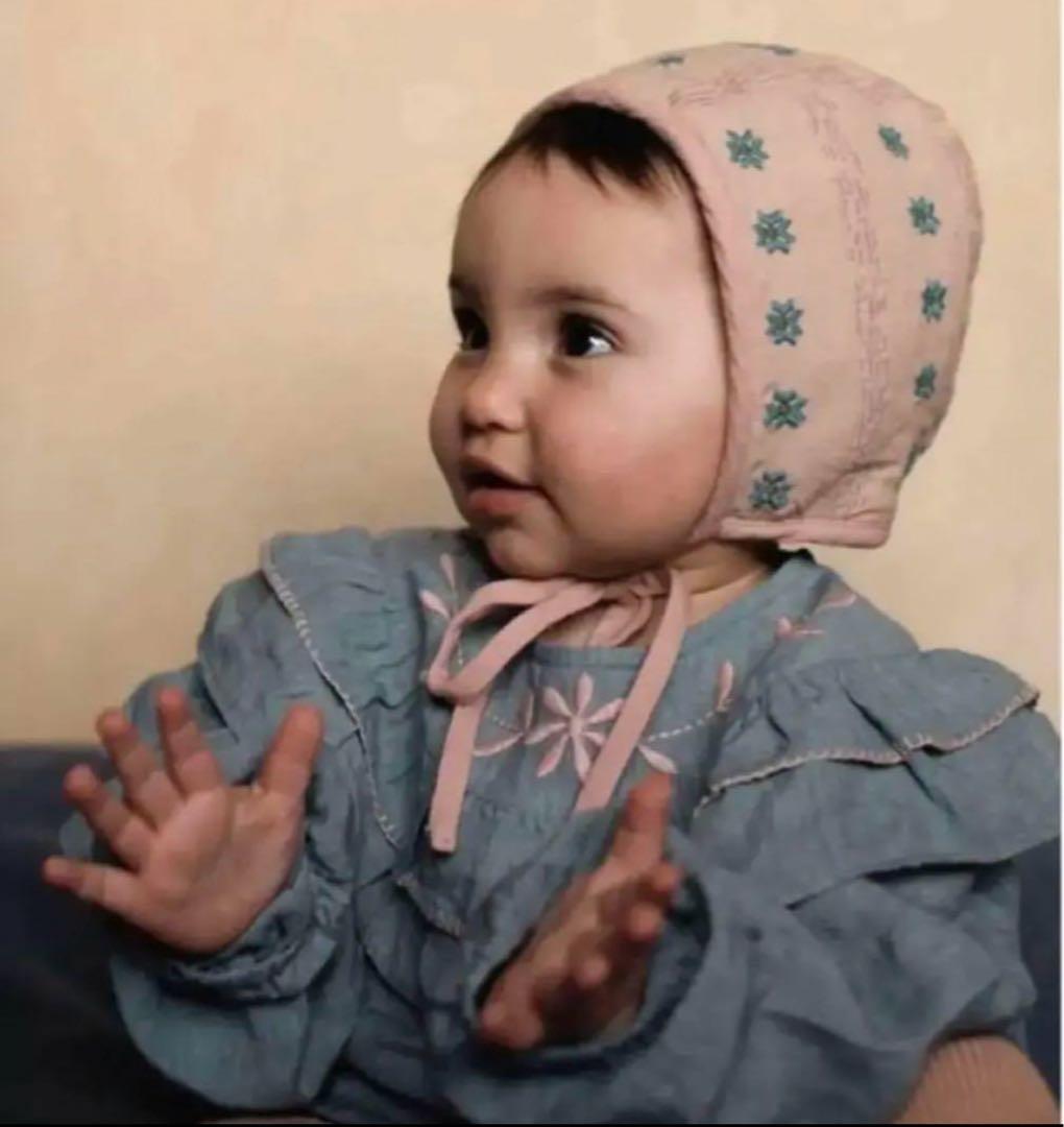 Apolina kids ボアボンネット 6-12m - メルカリ