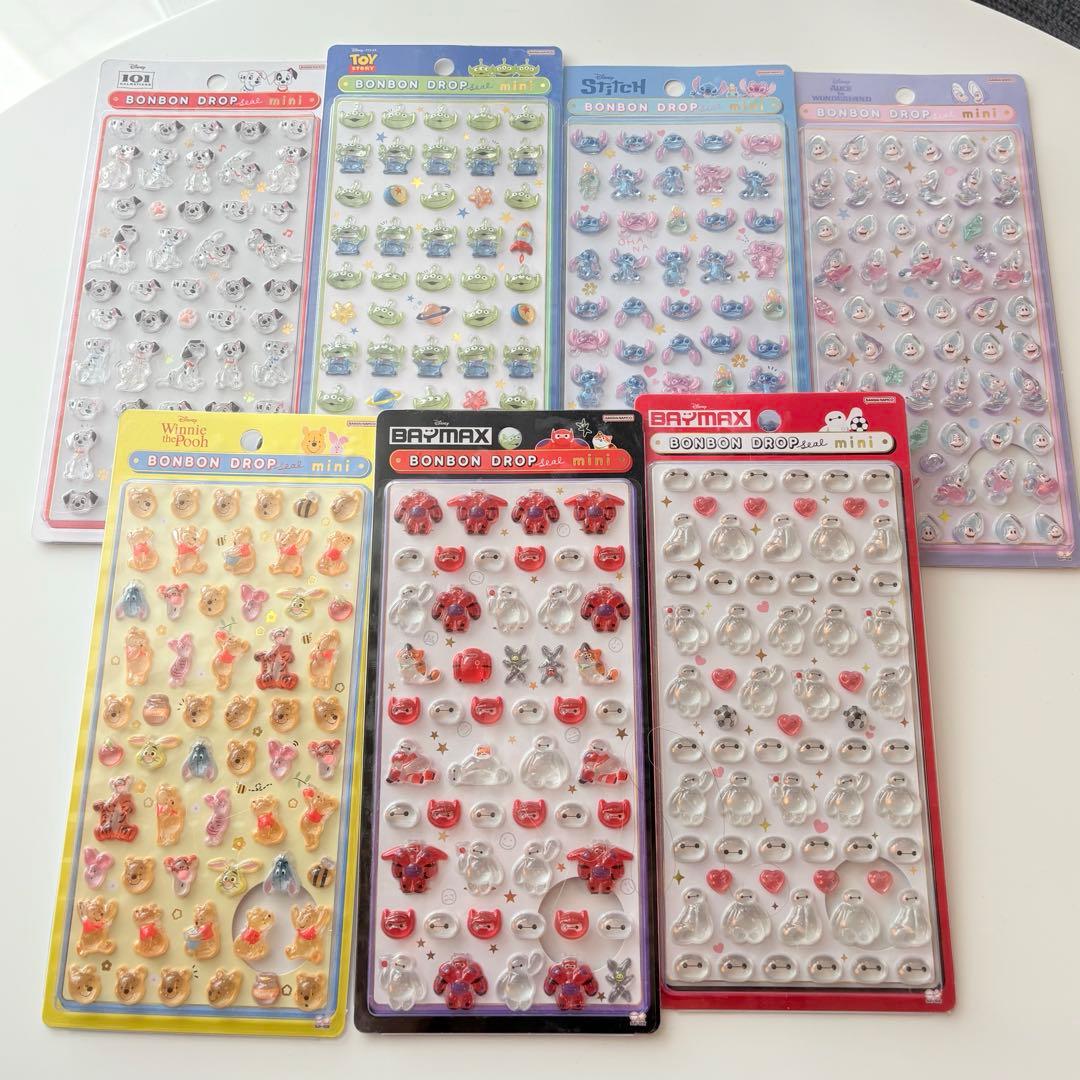 正規品ボンボンドロップミニシール 7枚セット