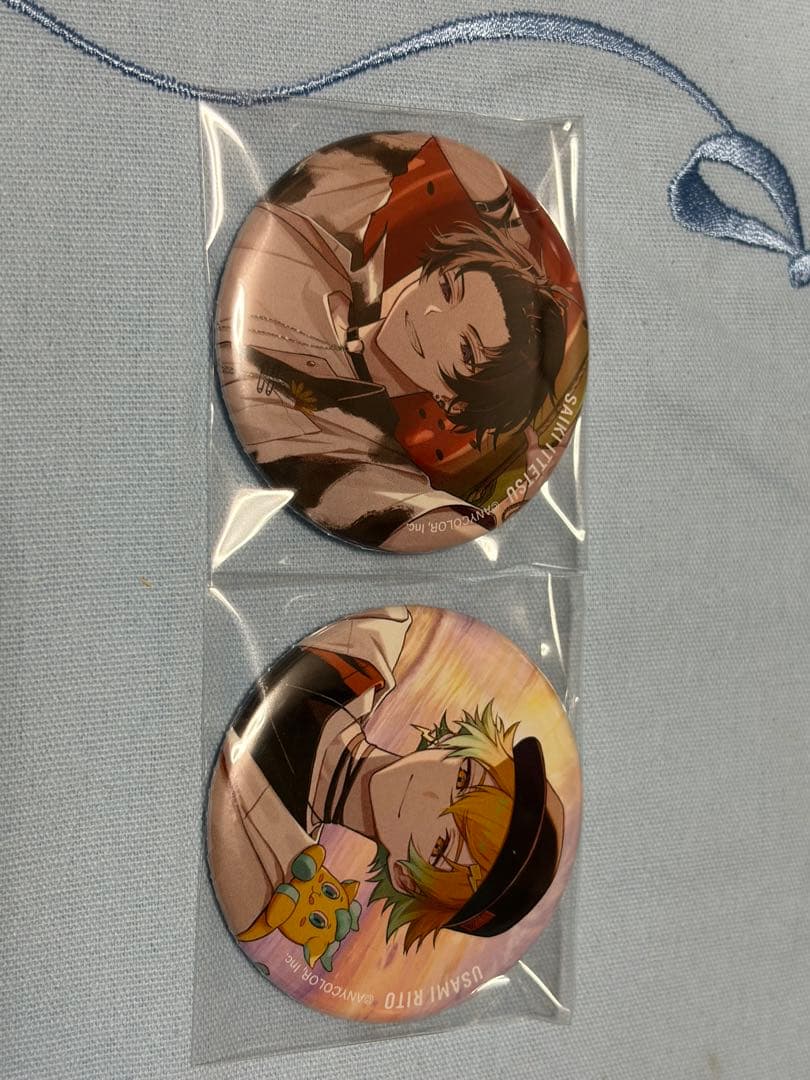 にじさんじ 海の家くじ 宇佐美リト 佐伯イッテツ 缶バッジ - メルカリ