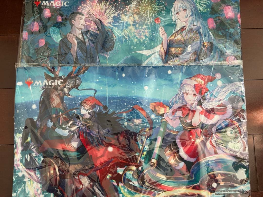 放浪皇の夏祭り　放浪皇のクリスマス　プレイマット　藤ちょこ 放浪皇の夏祭り 放浪皇のクリスマス プレイマット 藤ちょこ 放浪皇