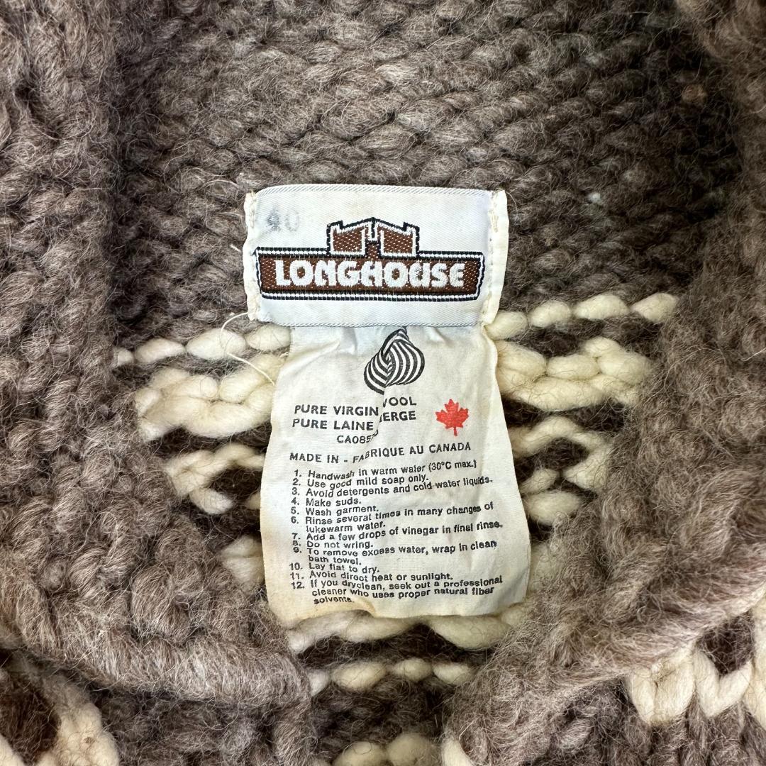 LONGHOUSE（ロングハウス）ウールカウチンセーター ジ サイズ40 - メルカリ
