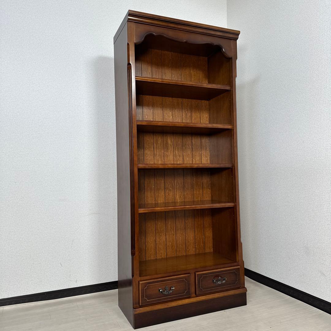 カリモク コロニアル 本棚 書棚 ブックシェルフ オープンシェルフ i1-2