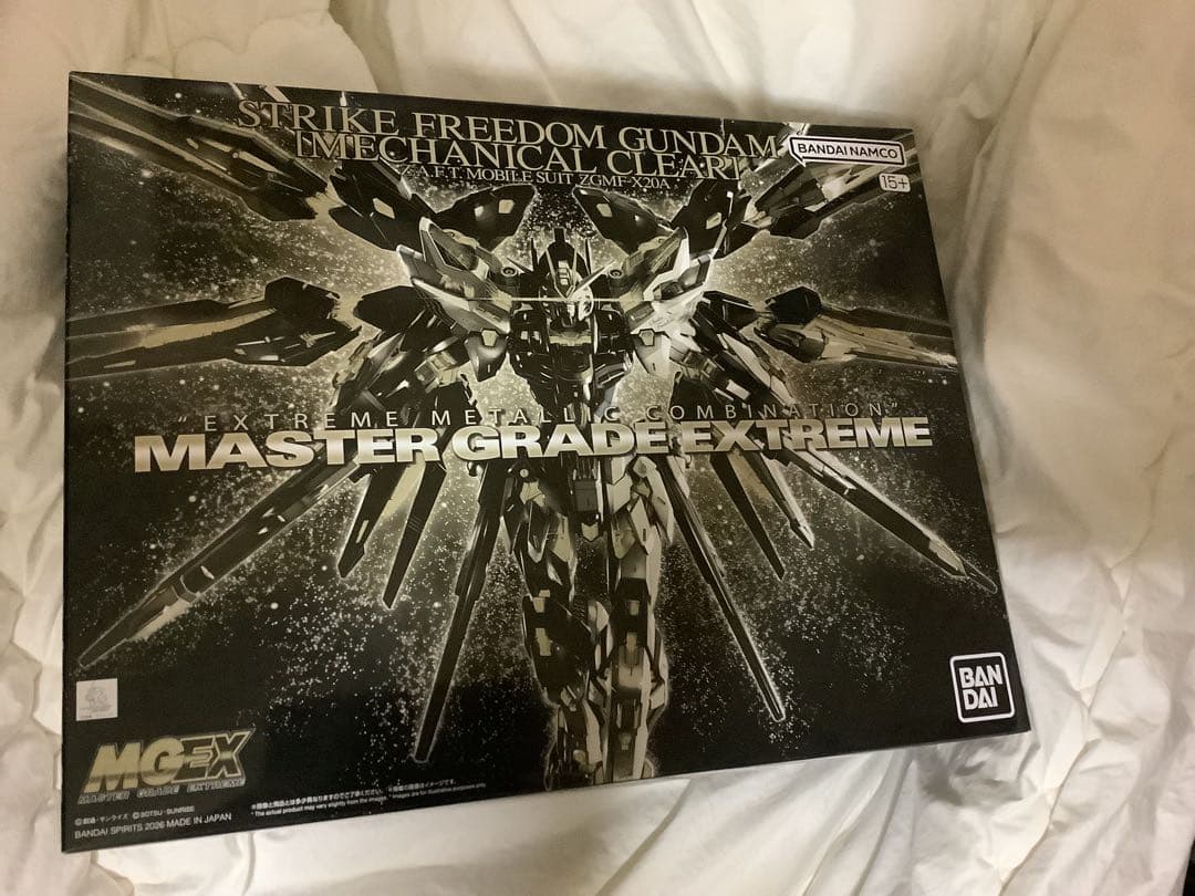 MGEXストライクフリーダムガンダム　メカニカルクリアカラー ガンプラ「MGEX ストライクフリーダムガンダム」がメカニカルクリア