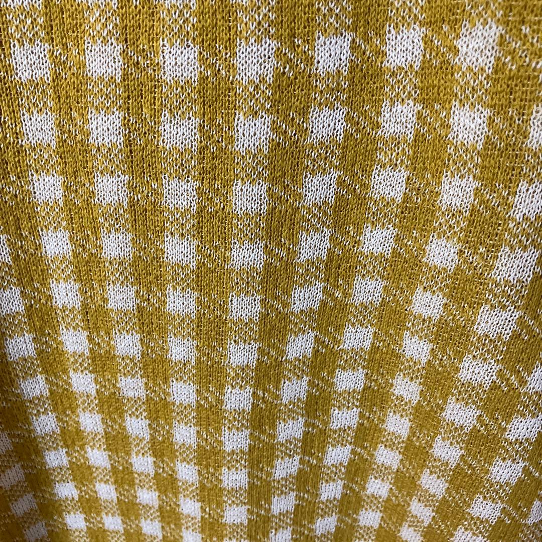 45R ギンガムジャカードの908ヨックネック 45rpm - メルカリ