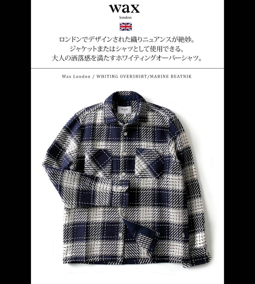 WAX LONDON ワックスロンドン チェックオーバーシャツ L 希少 - メルカリ