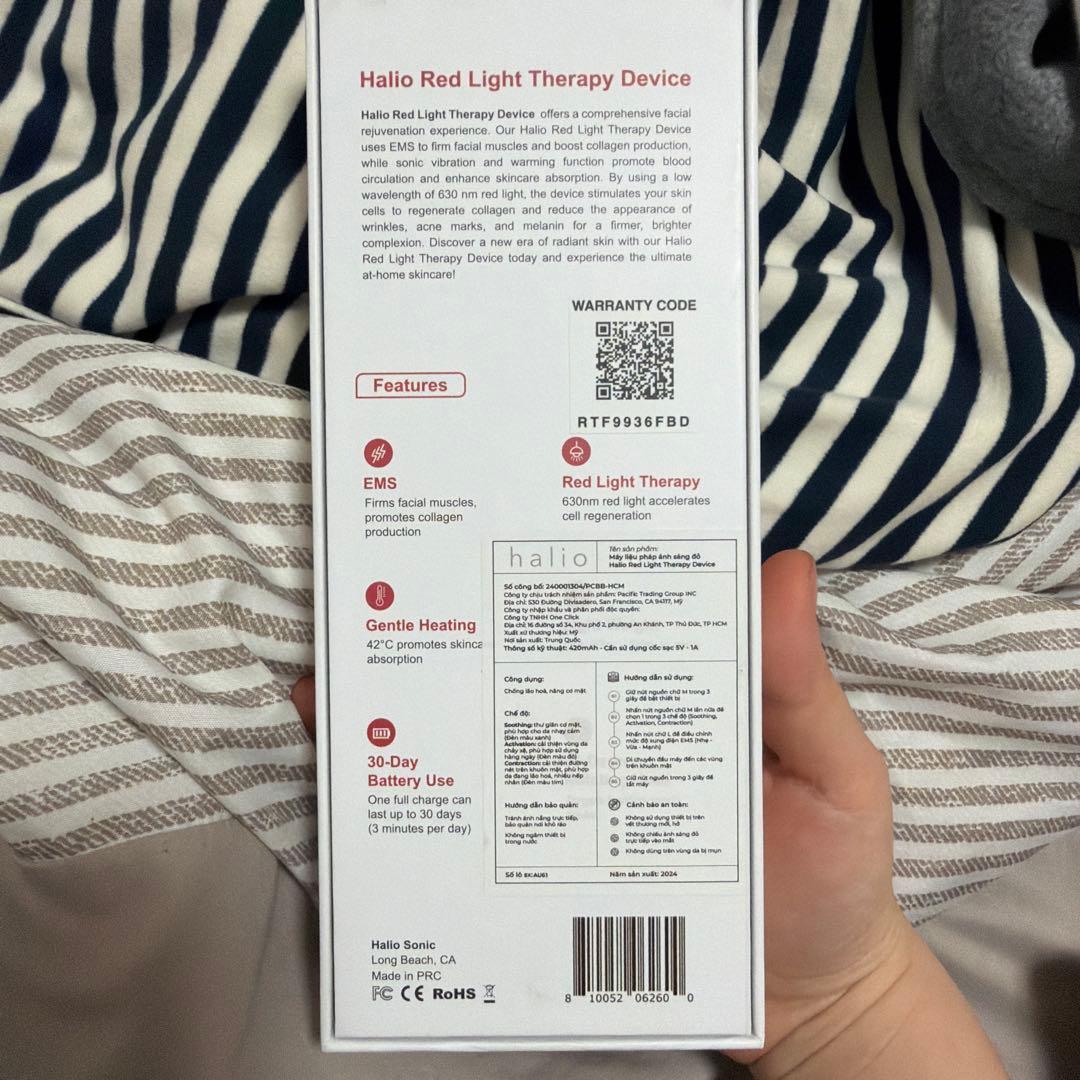 halio 美顔器 LEDライト ホワイト ホワイト 美顔器 halio LEDライト