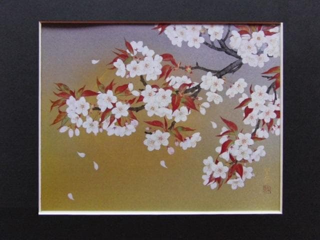 森田りえ子、【朧月】、希少な額装用画集より、美品、新品額装付、インテリア