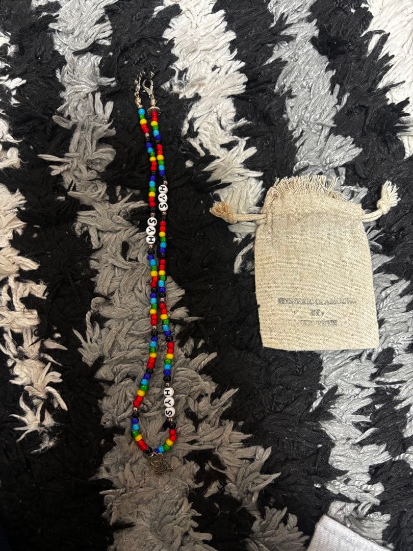 【コムドットやまと着用】ヒステリックグラマー　BEAR ビーズマルチストラップ