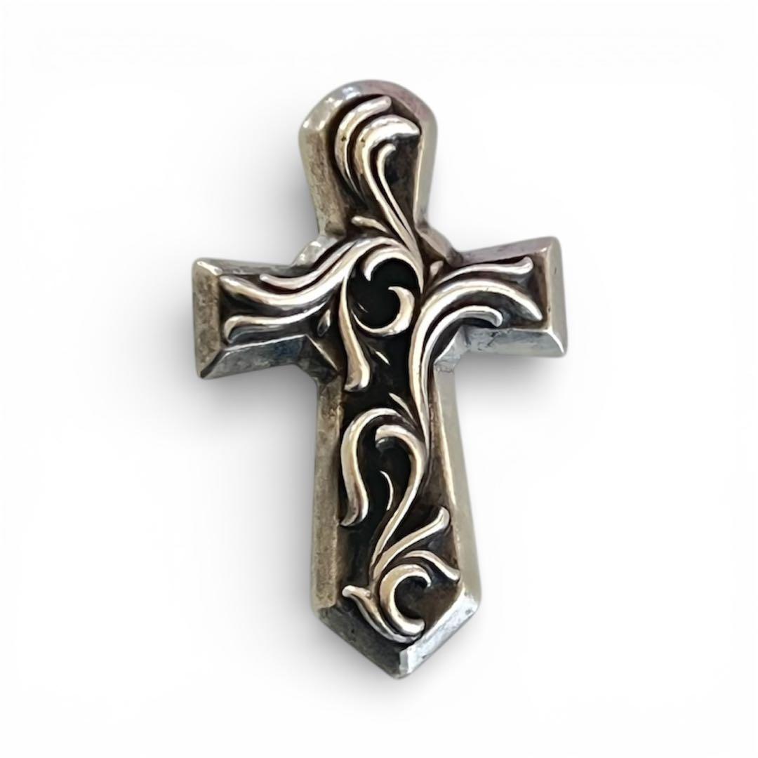 CHROME HEARTS 希少クロムハーツ バルカンクロス スモール シルバー