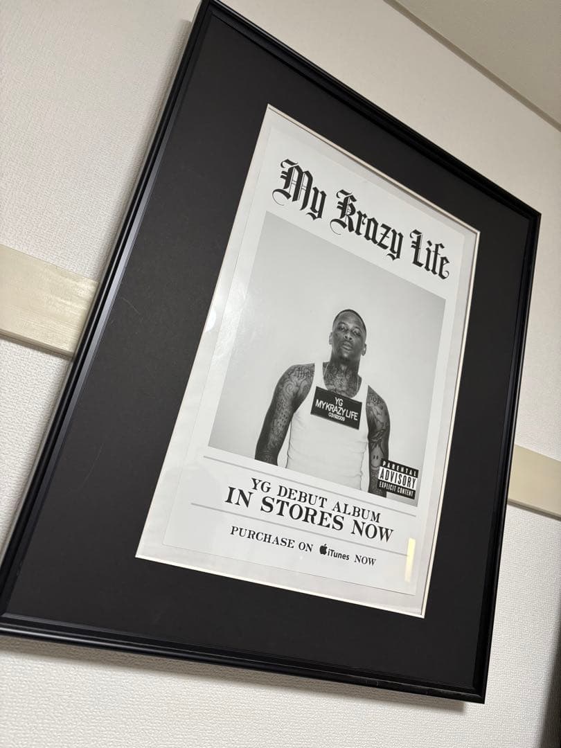 YG My Krazy Life ポスター（フレーム付き 71pi3Cka-ZL._AC_UF350,