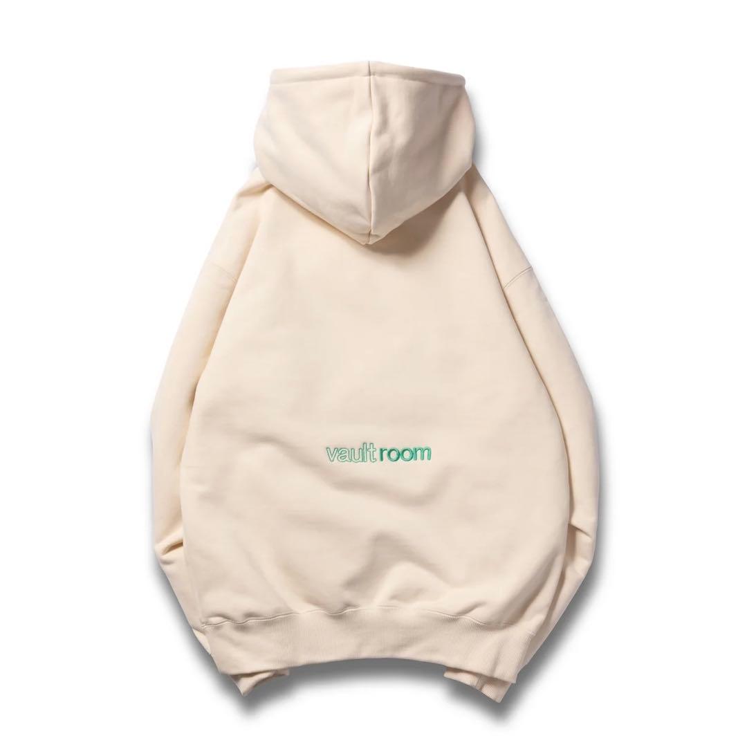 新作 vaultroom ぐちつぼ フード パーカー ベージュ M - メルカリ