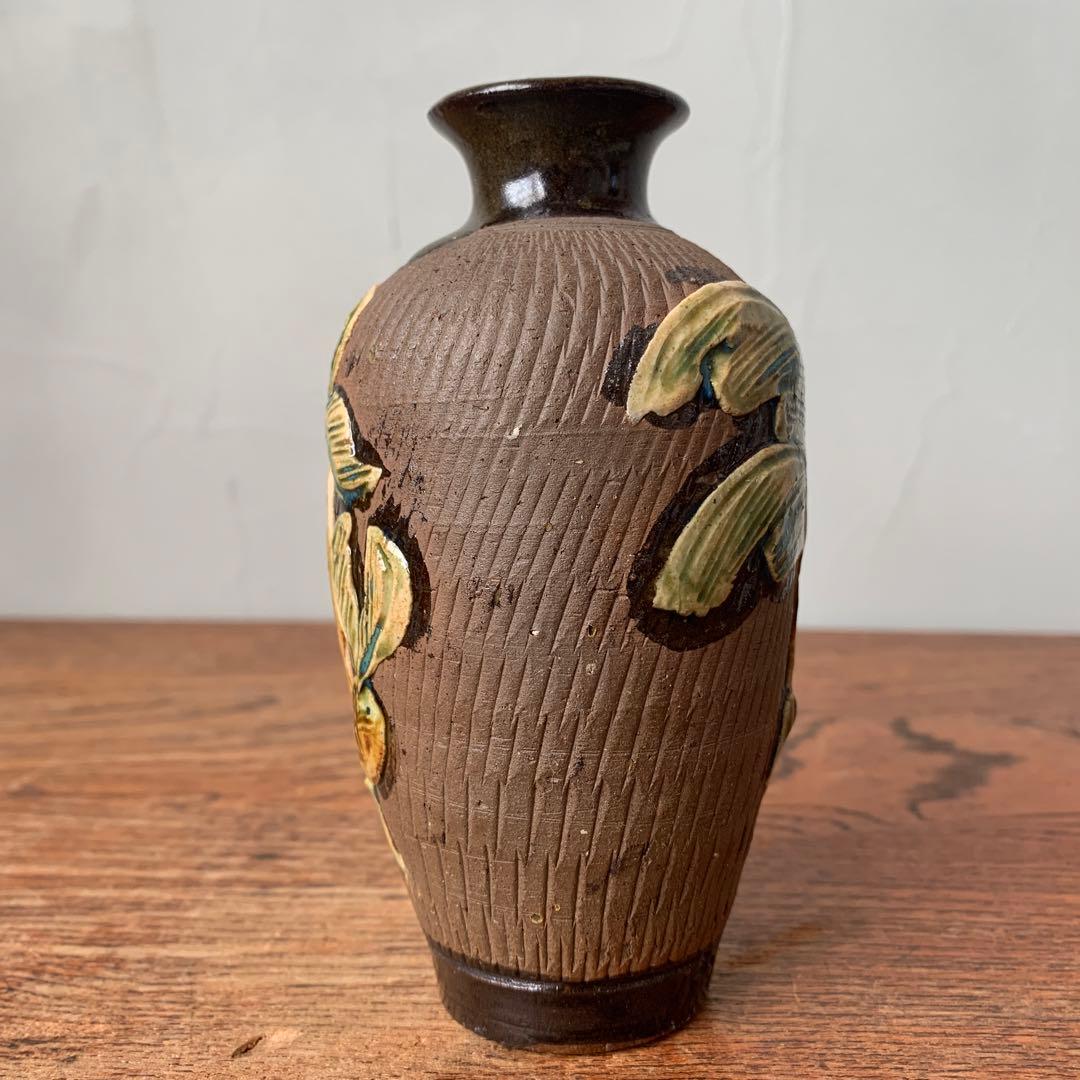 琉球古典焼 壺屋焼 やちむん 沖縄 骨董 古作 飛鉋 作家物 職人 小橋川