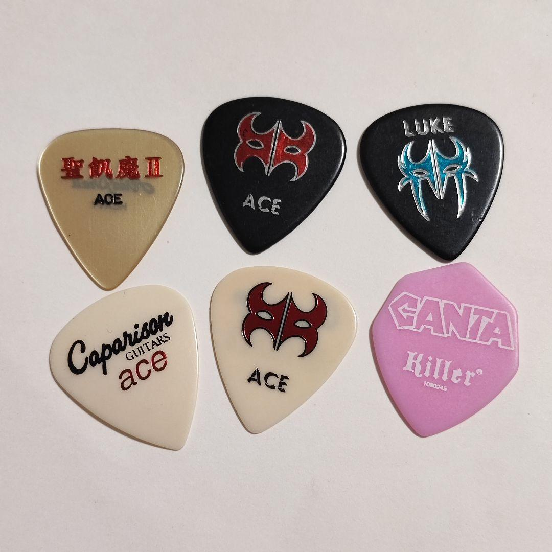聖飢魔II　ACE LUKE　CANTA　ピック　セット　caparison