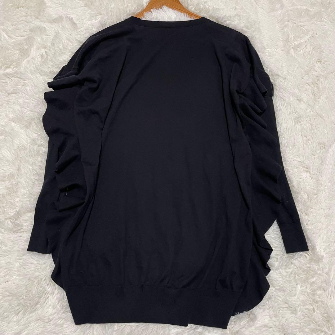 Drawer ドゥロワー コットン フリルニット 18g オーバーサイズ - メルカリ