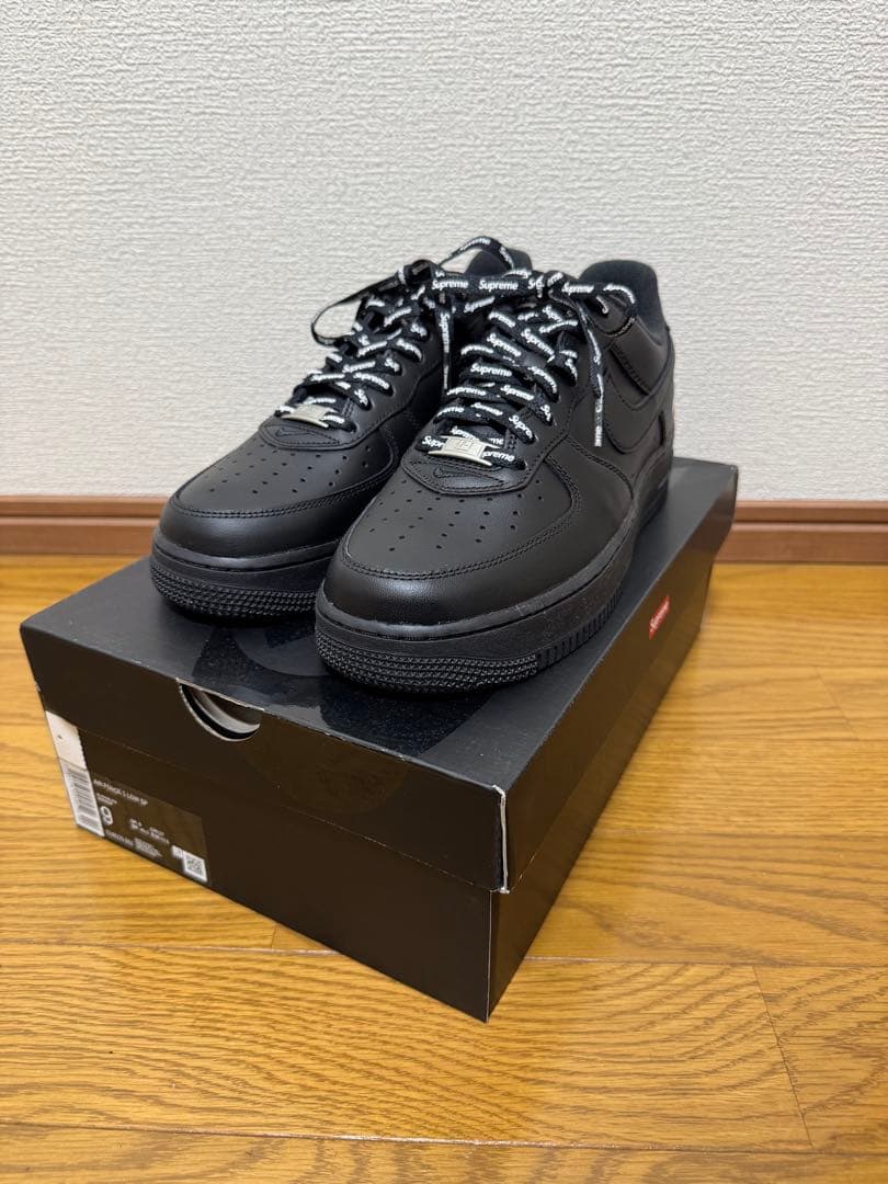 Supreme × Nike Air Force 1 Low 黒 27センチ