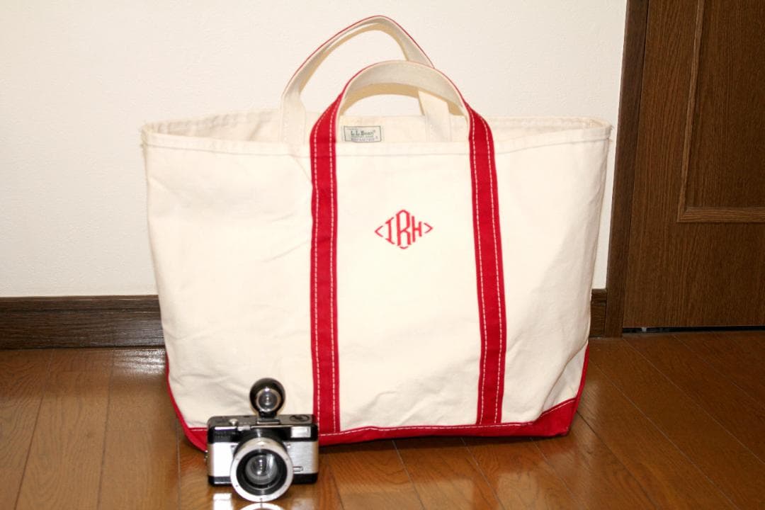 L.L.Bean トートバッグ 90s USA製 XL 赤刺繍入り