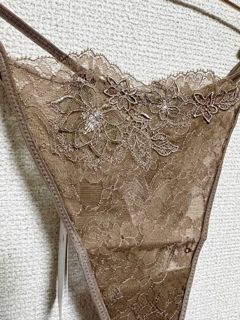 ワコール トレフル65G ブラE75＆TバックショーツM BR 新品タグ