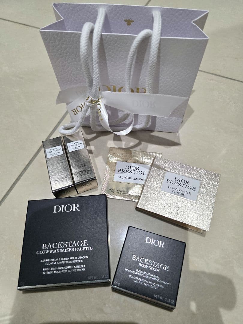 2点セット グロウマキシマイザーパレット002 ロージーグロウピンク001 バックステージ グロウ マキシマイザー パレット / ディオール
