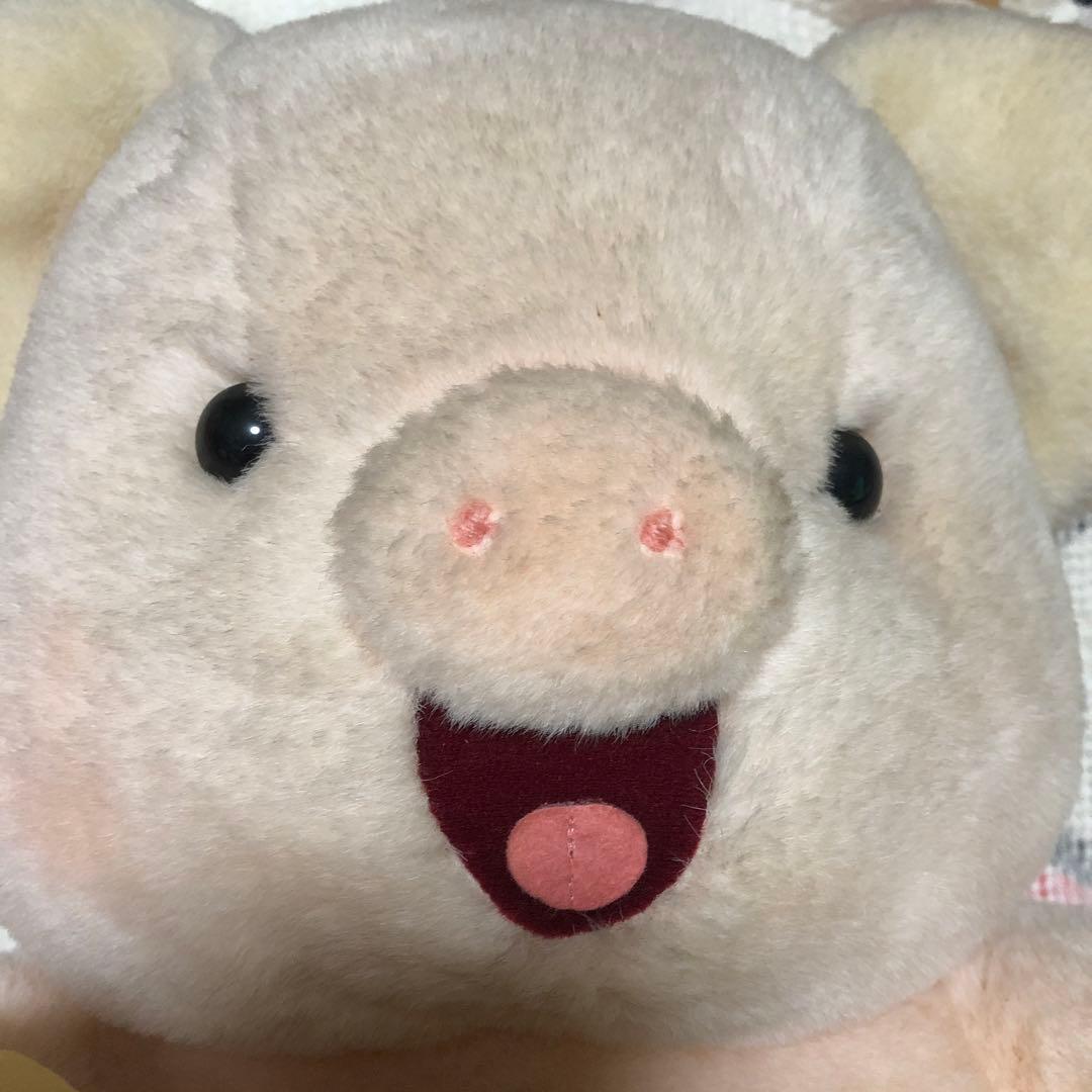 昭和レトロ ヴィンテージ セキグチ製 sekiguchi ぶた ぬいぐるみ