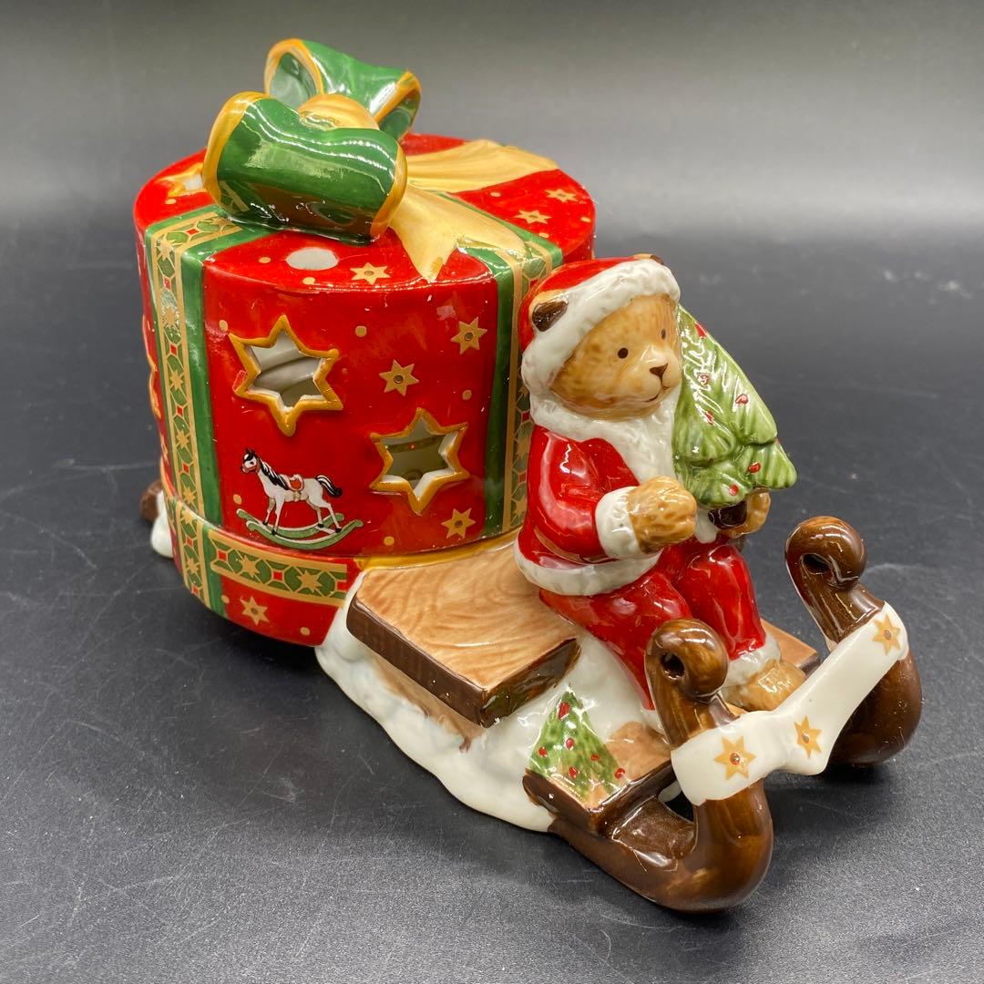 箱付き　ビレロイ&ボッホ　置物　クリスマス　キャンドルホルダー　　no.139