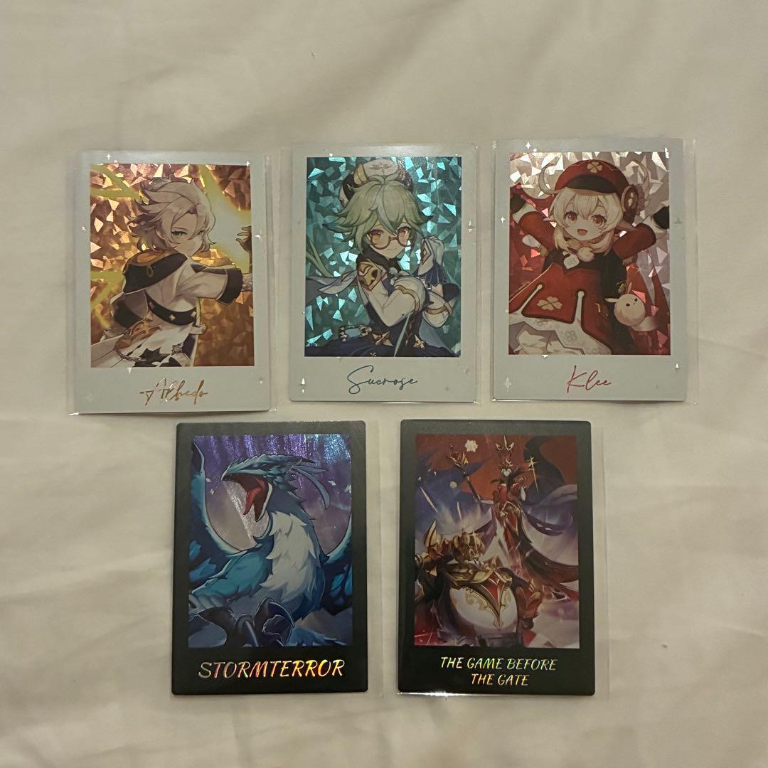 原神fes 2026 チェキ コレクタブルカード アルベド スクロース クレー