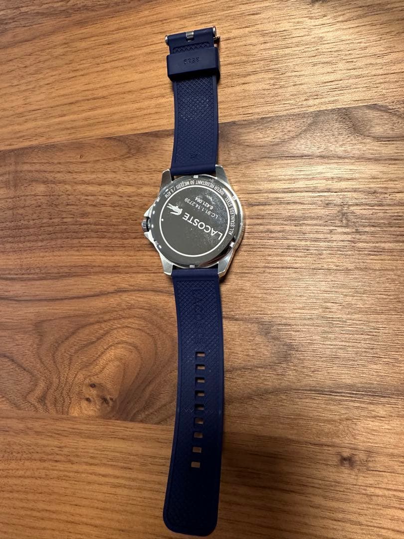 《使用済み》LACOSTEネイビー 腕時計