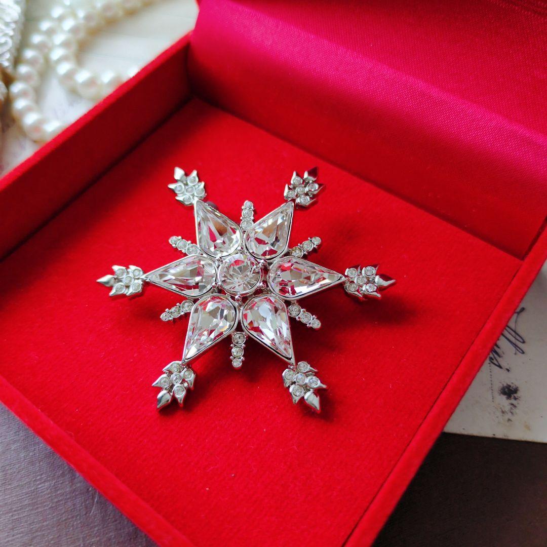 MMA メトロポリタン美術館 スノーフレーク ブローチ 雪の結晶