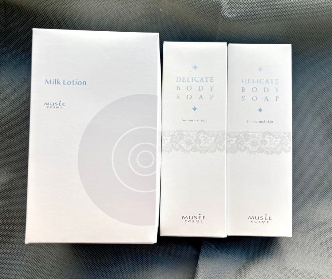 ミュゼコスメ3点セット！デリケートボディソープ+ ミルクローション　ボディケア