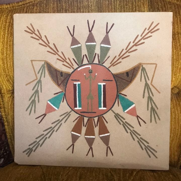 貴重★ネイティブアメリカン　太陽　サンドペイント砂絵　ナバホ族ビンテージアリゾナ 楽天市場】【FUNNY公式ストア】 ナバホ族 サンドペイント スクエア