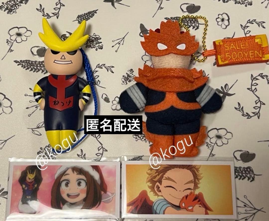 ヒロアカ USJコレクタブルキーチェーンエン デヴァー&オールマイトねつけ