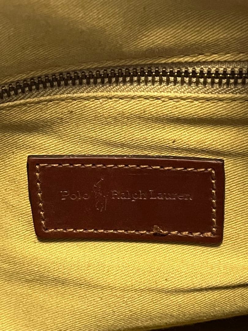 最終値下げ】ポロラルフローレン ミニボストンバッグ ビンテージ PVC