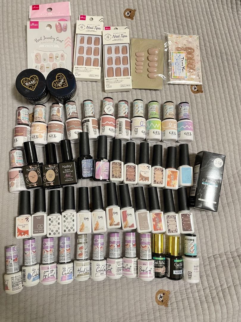ジェルネイルカラー ダイソー セリア Naility! PREGEL まとめ売り
