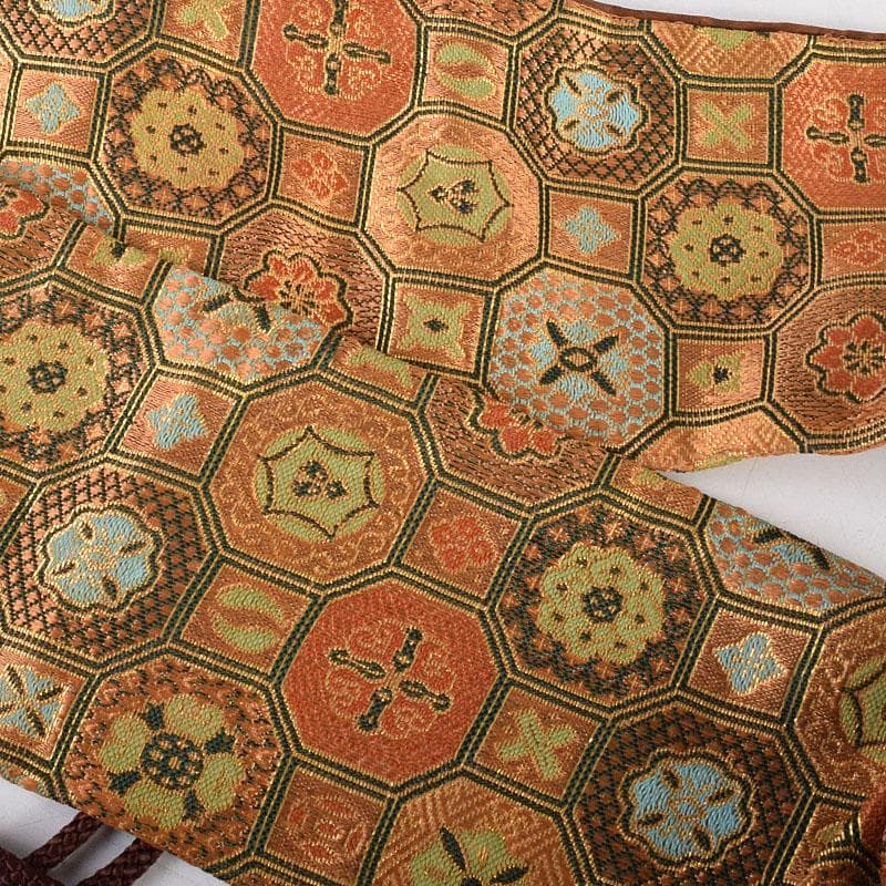 和楽器　木管楽器　岡見周二作　尺八　縦笛　仕覆付　共布共箱　V　R8534H