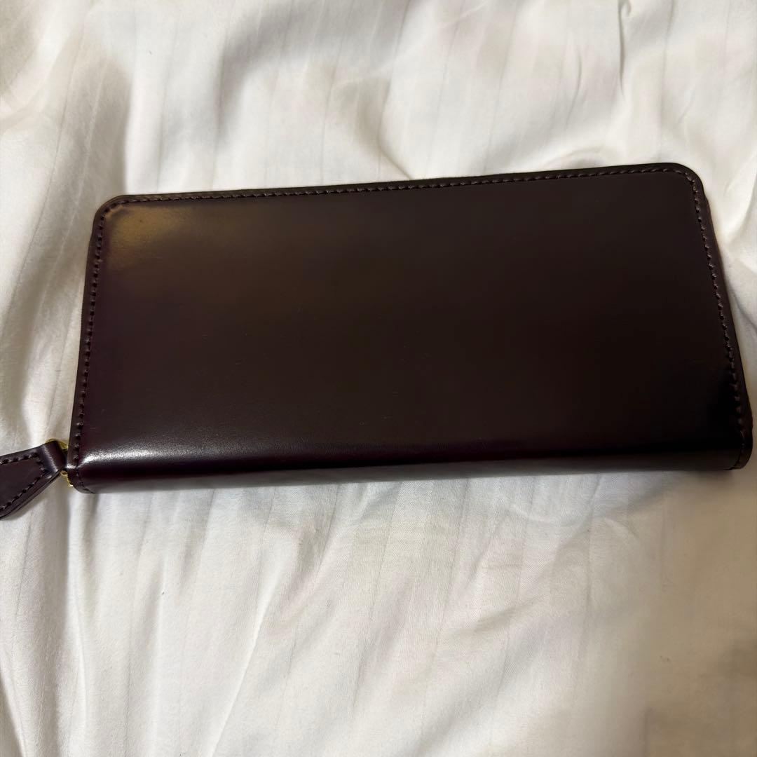 ガンゾ　ganzo シェルコードバン2 ラウンドファスナー長財布