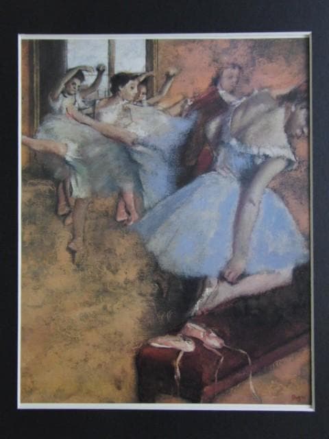 エドガー・ドガ、バレエのレッスン、希少な画集より、状態良好