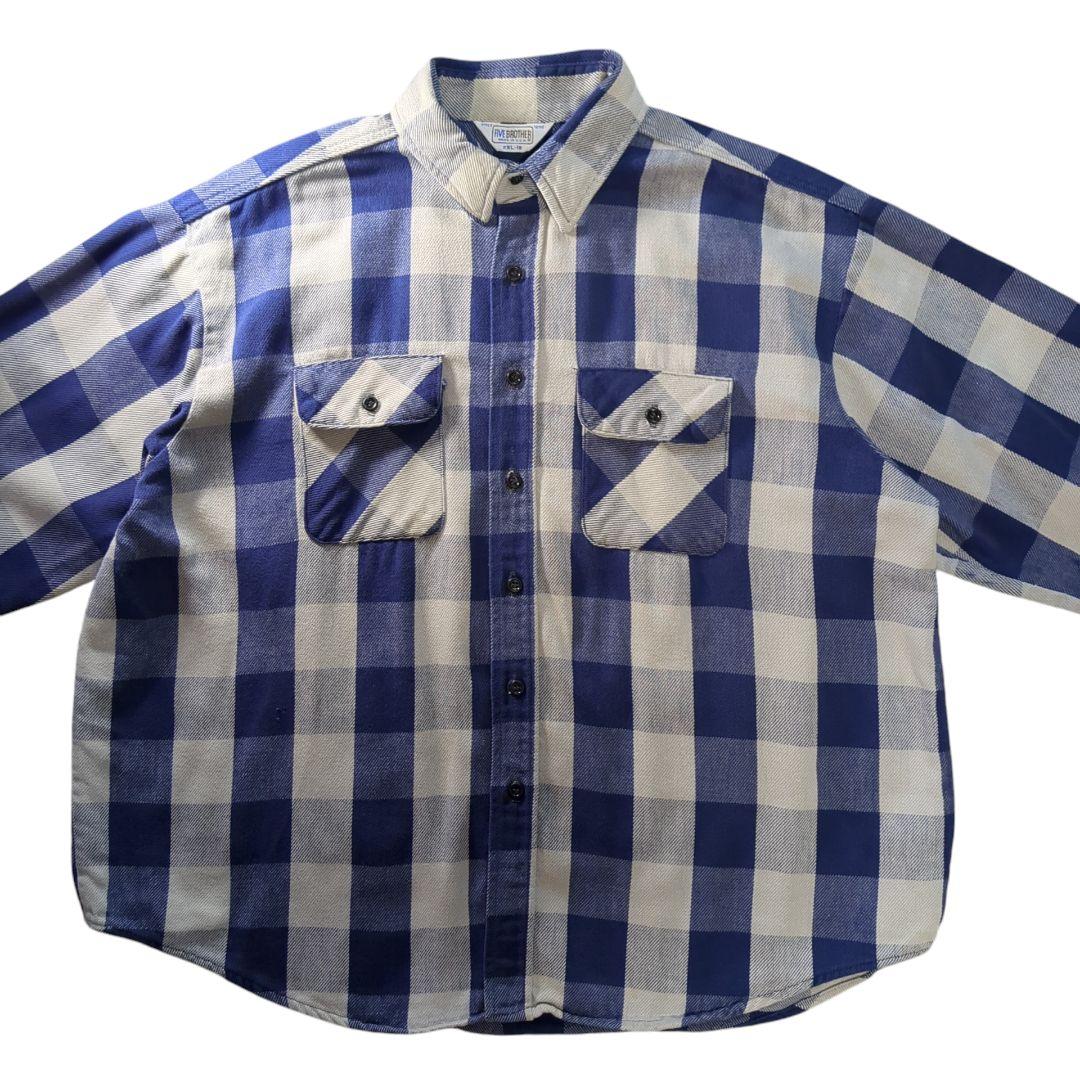 FIVE BROTHER 70~80年代 三角タグ ネルシャツ USA 2XL - メルカリ