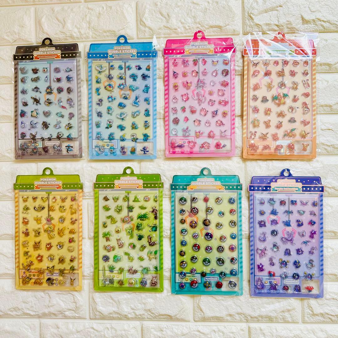 ポケモン ボンボンドロップ シール 韓国限定 正規品 8枚セット|mercari
