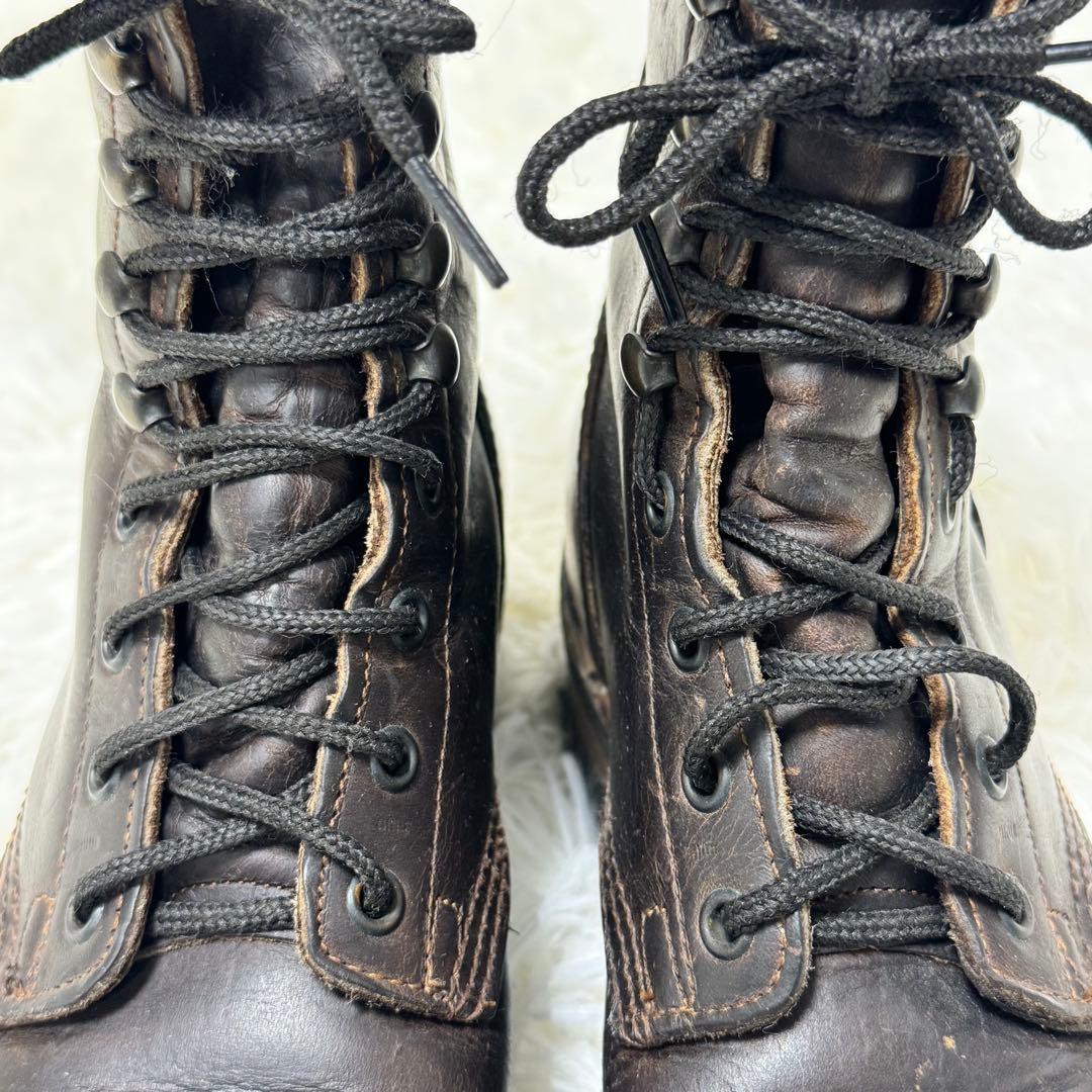 希少・USA製】FRYE フライ ロガーブーツ 6M（24cm）ビブラムソール