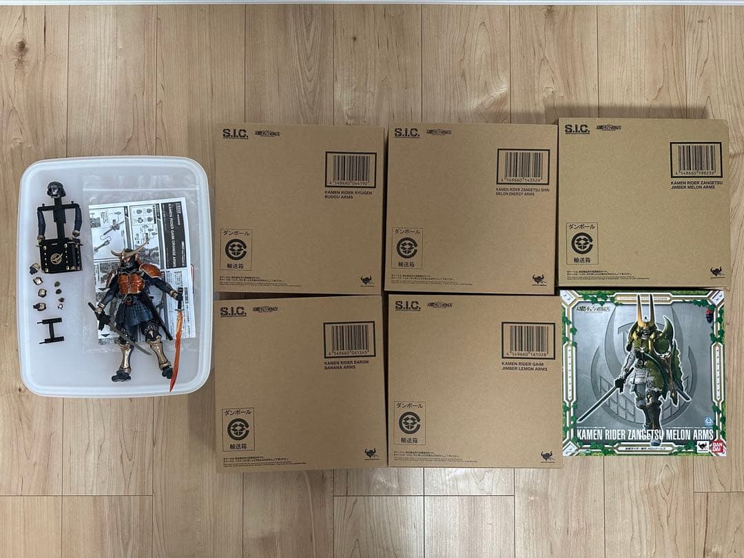 S.I.C. 仮面ライダー鎧武　バロン　斬月　龍玄　ジンバー　斬月・真　未開封